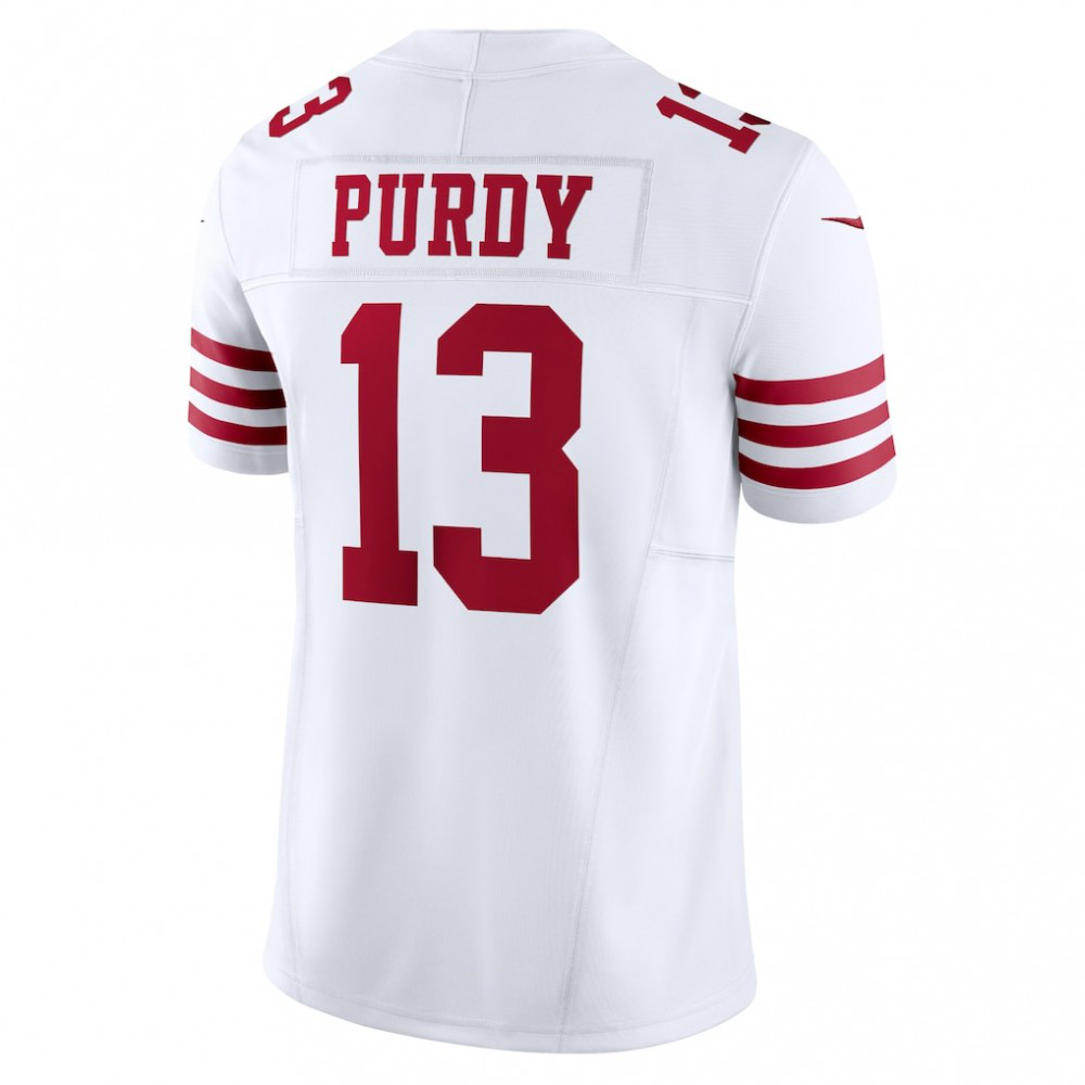 Brock Purdy San Francisco 49ers Nike Vapor F.U.S.E. Limited Jersey - White-GridironStore